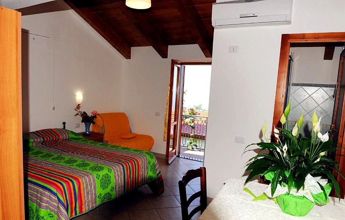 Room with balcony view